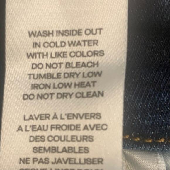 Good American Jeans 28-32 Blue Good Legs High Rise Straight Stretch Dark NWOT - Picture 8 of 10